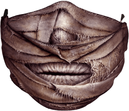 MUMMIFIED - Premium Cotton Fashion Mask with Adjuster - Spiral USA