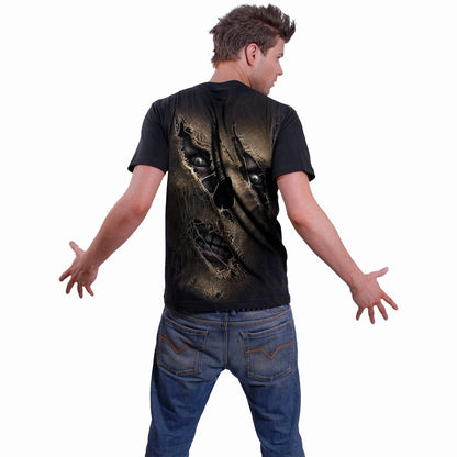 THREAD SCARE - T-Shirt Black - Spiral USA