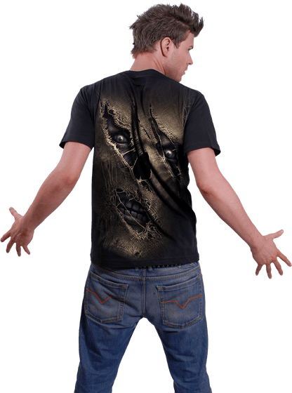 THREAD SCARE - T-Shirt Black - Spiral USA