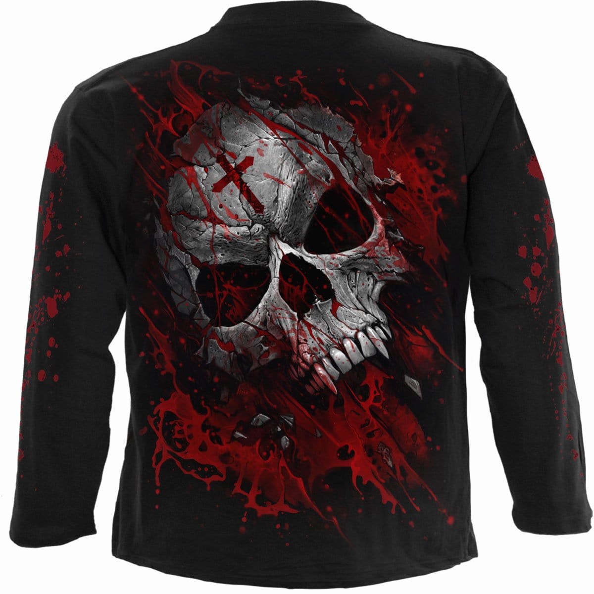 PURE BLOOD - Longsleeve T-Shirt Black - Spiral USA