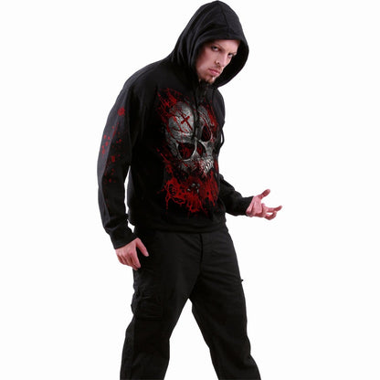 PURE BLOOD - Hoody Black - Spiral USA