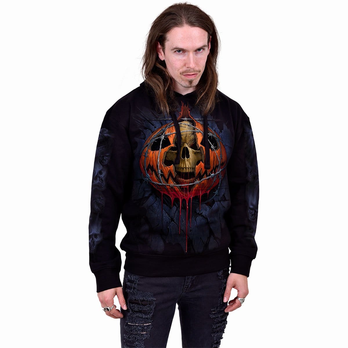 HEADLESS - Hoody Black - Spiral USA