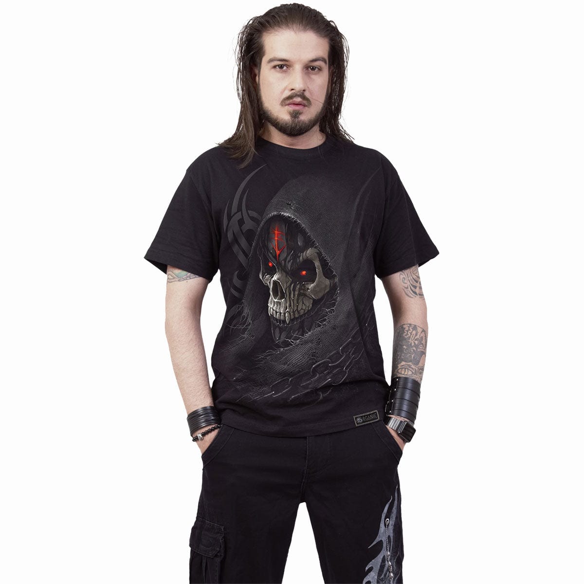 DARK DEATH - Organic T-Shirt - Spiral USA