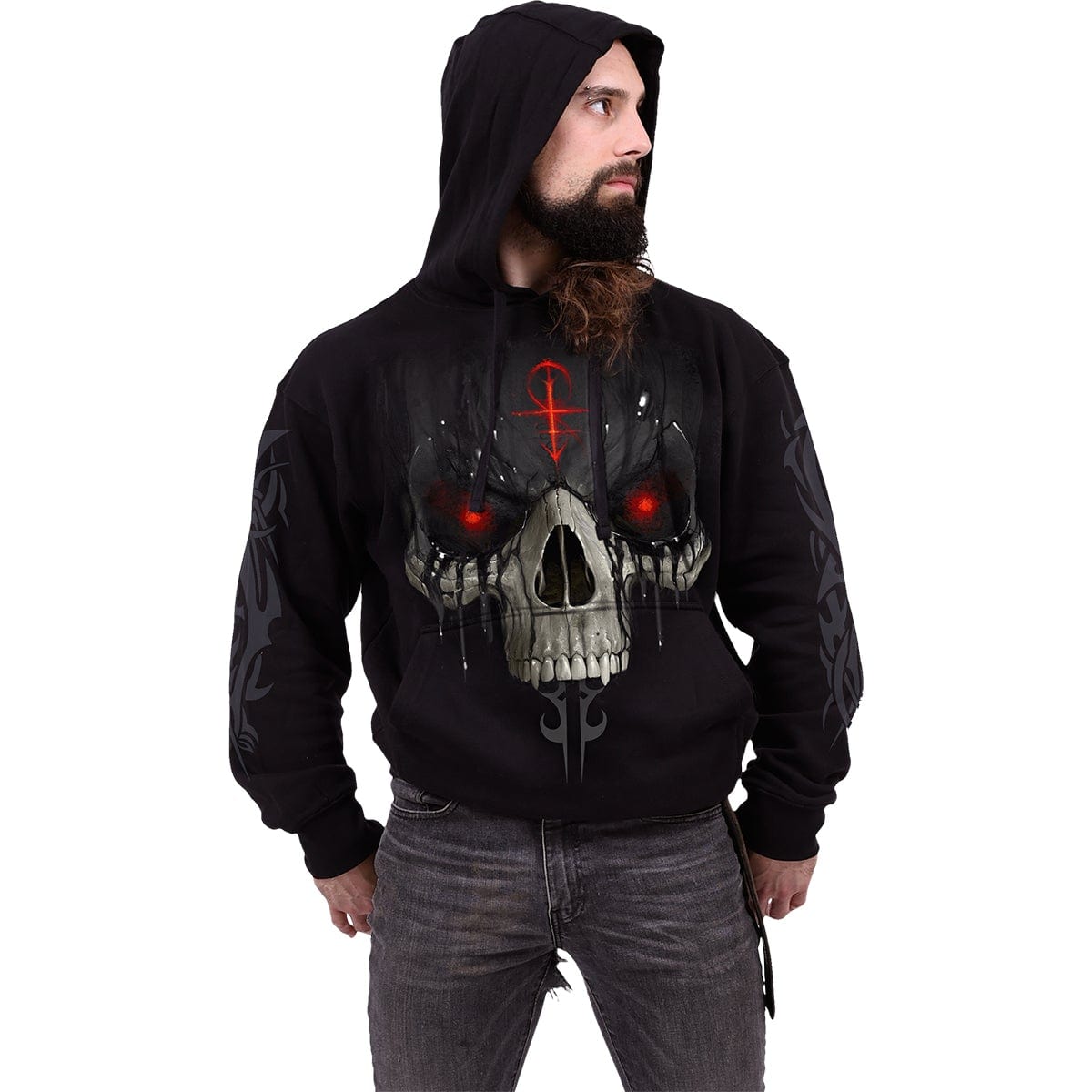 DARK DEATH - Hoody Black - Spiral USA