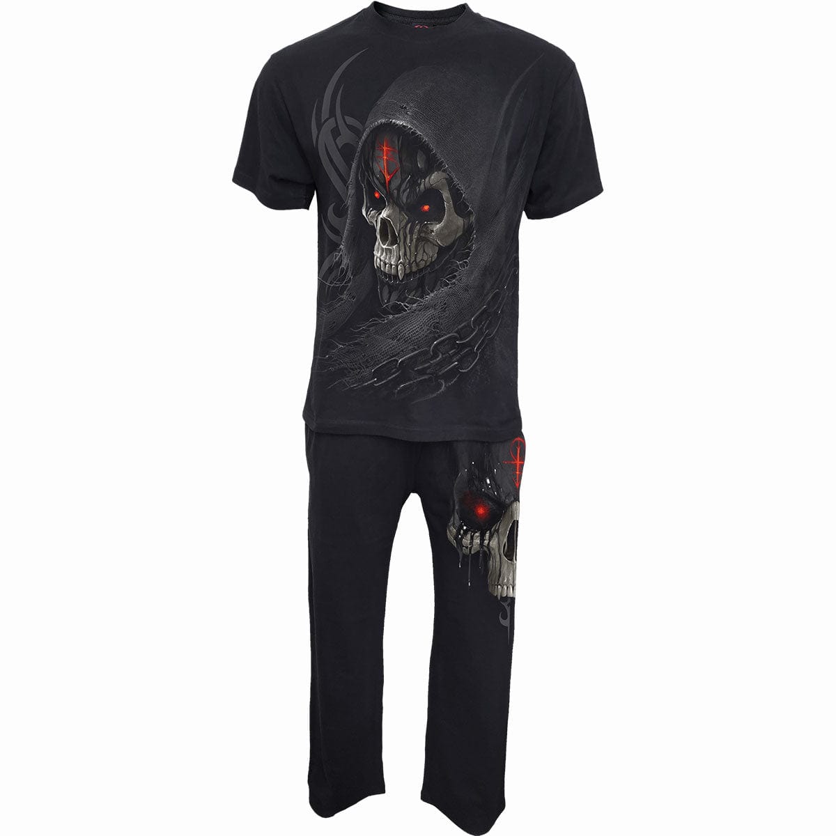 DARK DEATH - 2pc Mens Organic Pyjama Set