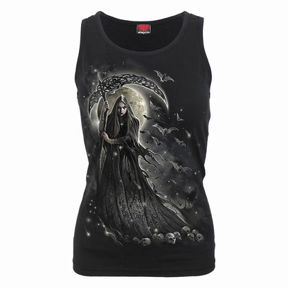 QUEEN OF DEATH - Razor Back Top Black - Spiral USA