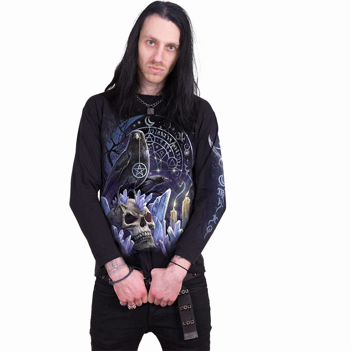 WITCHCRAFT - Longsleeve T-Shirt Black - Spiral USA