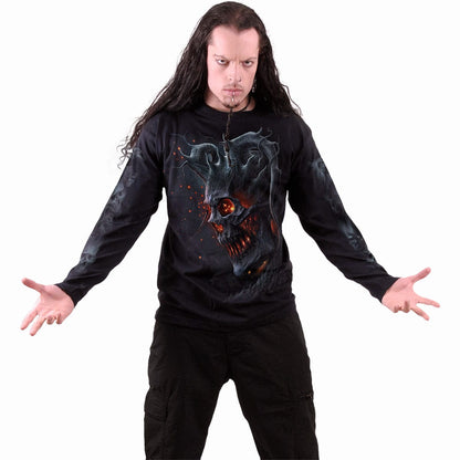 DEATH EMBERS - Longsleeve T-Shirt Black - Spiral USA