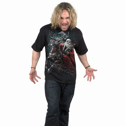 SLEIGHER - T-Shirt Black - Spiral USA