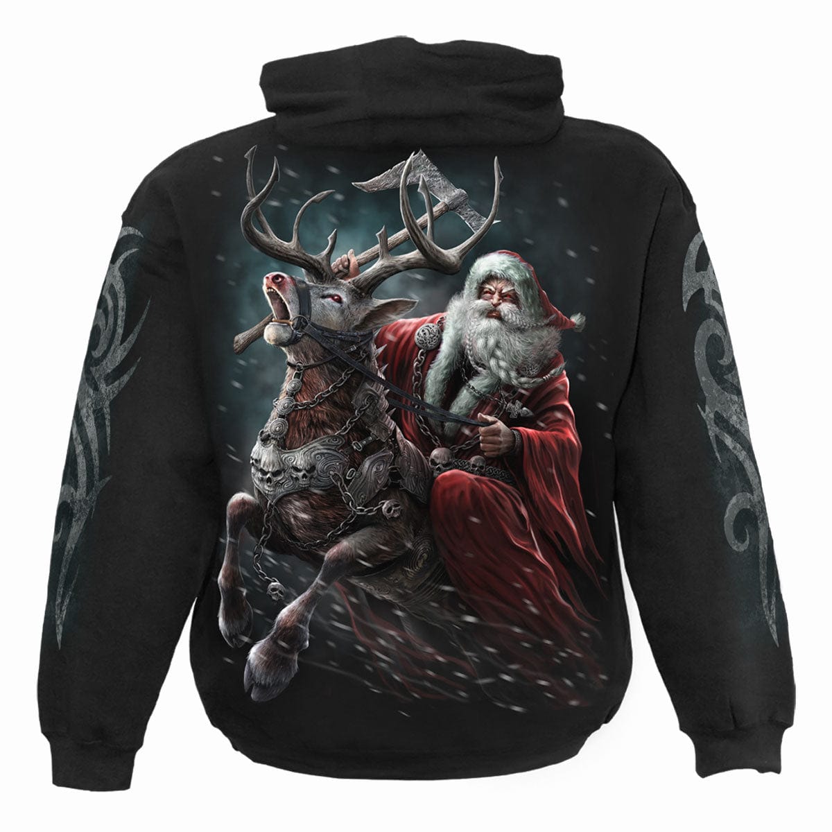 SLEIGHER - Hoody Black - Spiral USA