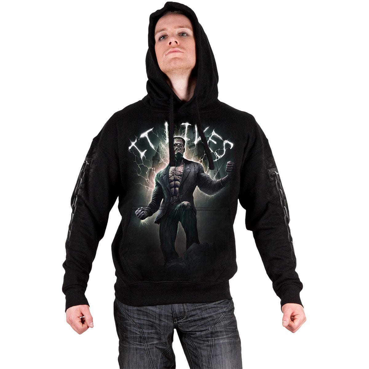 IT LIVES - Hoody Black - Spiral USA