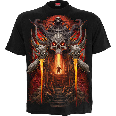 Vendetta Inc. Hell Skull 1039 - Maglietta da uomo con teschio Vendetta Inc. Hell Skull 1039 - Maglietta da uomo con teschio