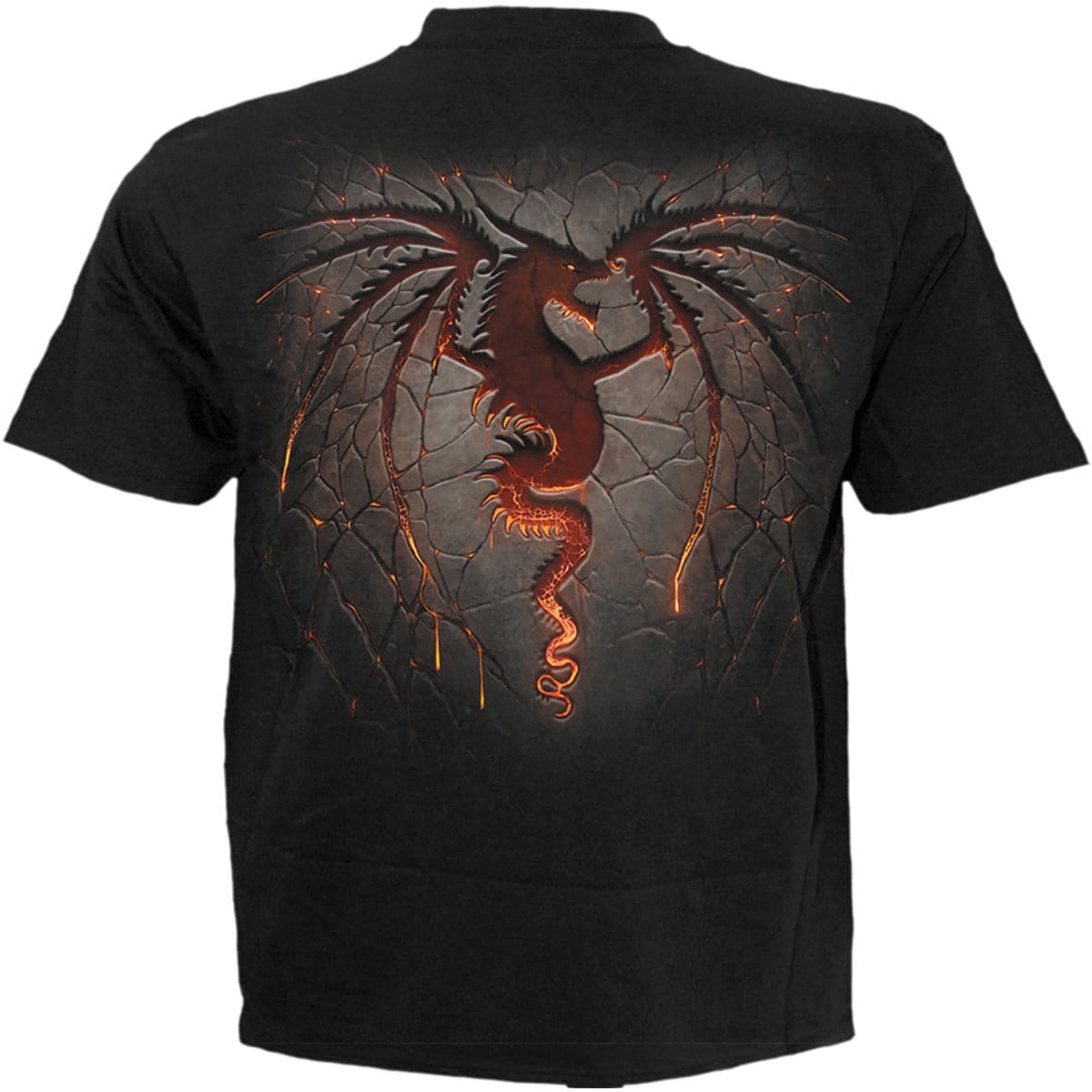 DRAGON FURNACE - Kids T-Shirt Black - Spiral USA