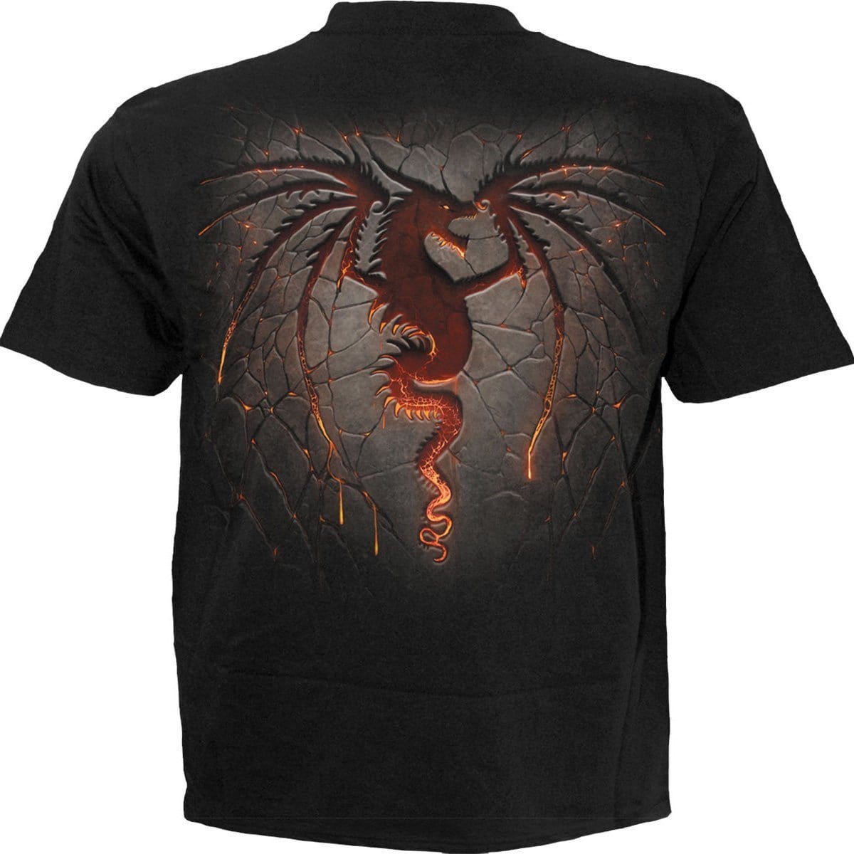 DRAGON FURNACE - T-Shirt Black - Spiral USA