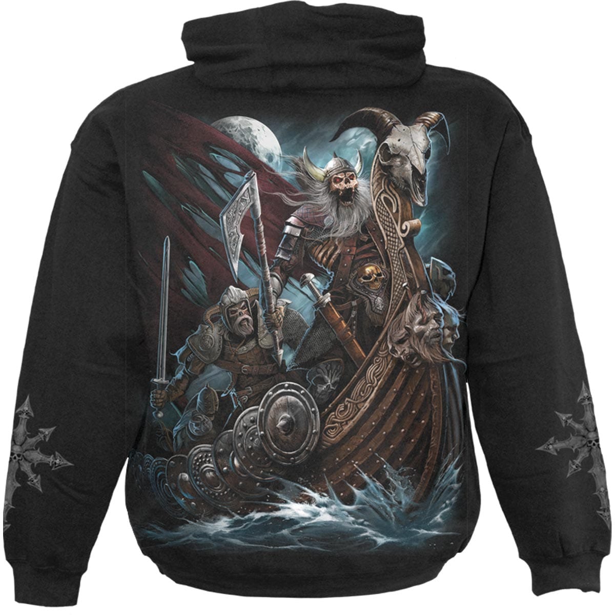 VIKING DEAD - Hoody Black - Spiral USA