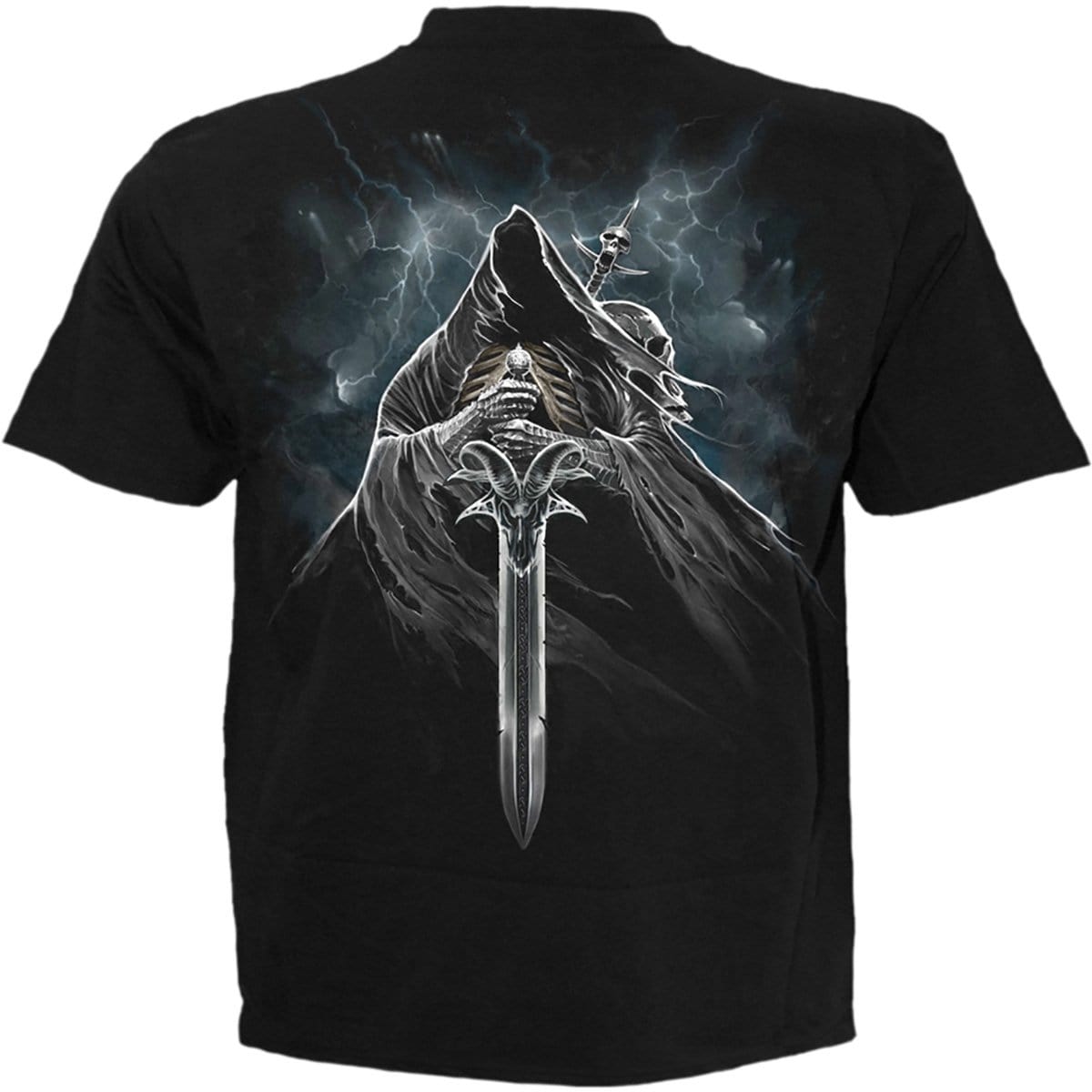 GRIM RIDER - T-Shirt Black - Spiral USA