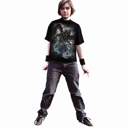 CTHULHU - Kids T-Shirt Black - Spiral USA