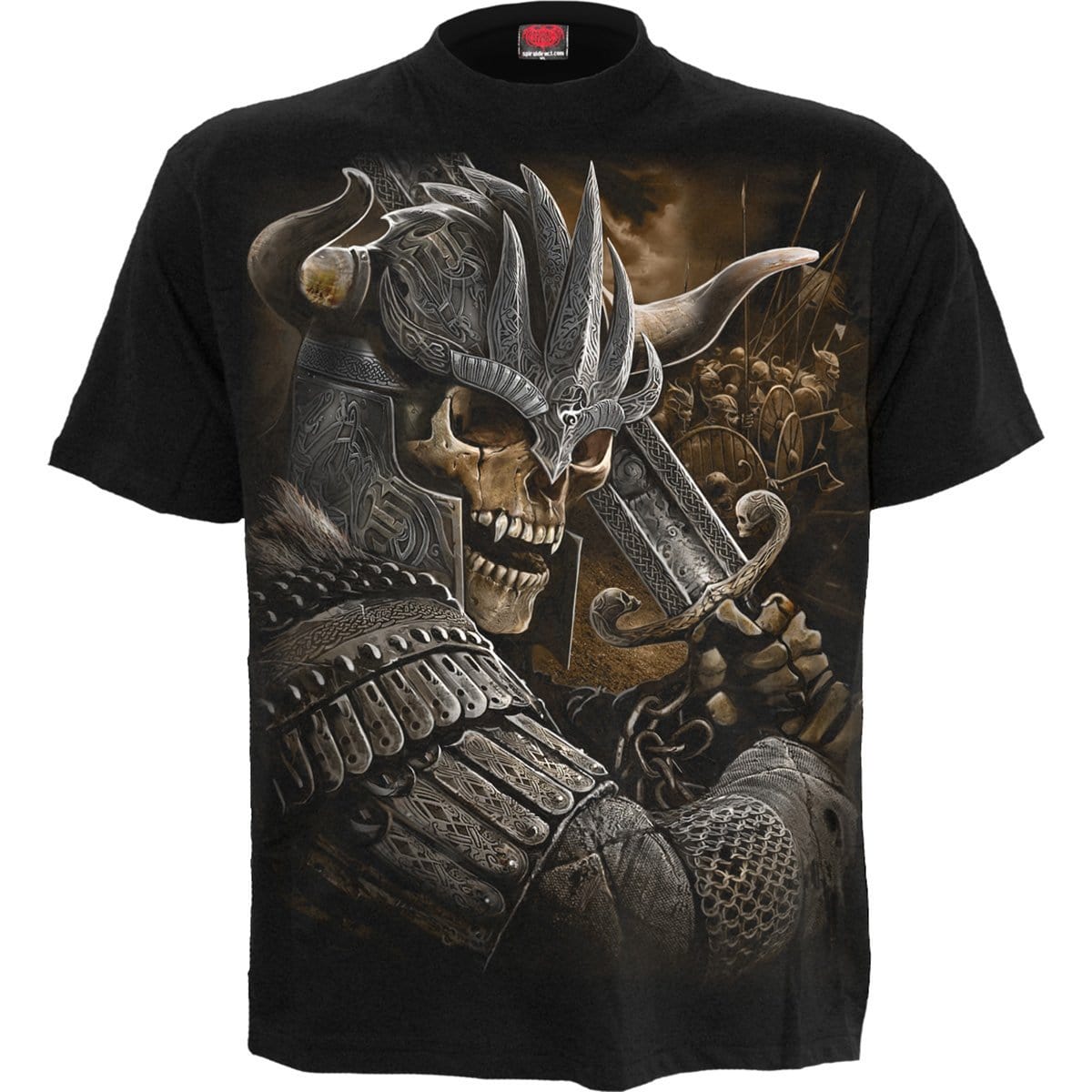 VIKING WARRIOR - T-Shirt Black - Spiral USA