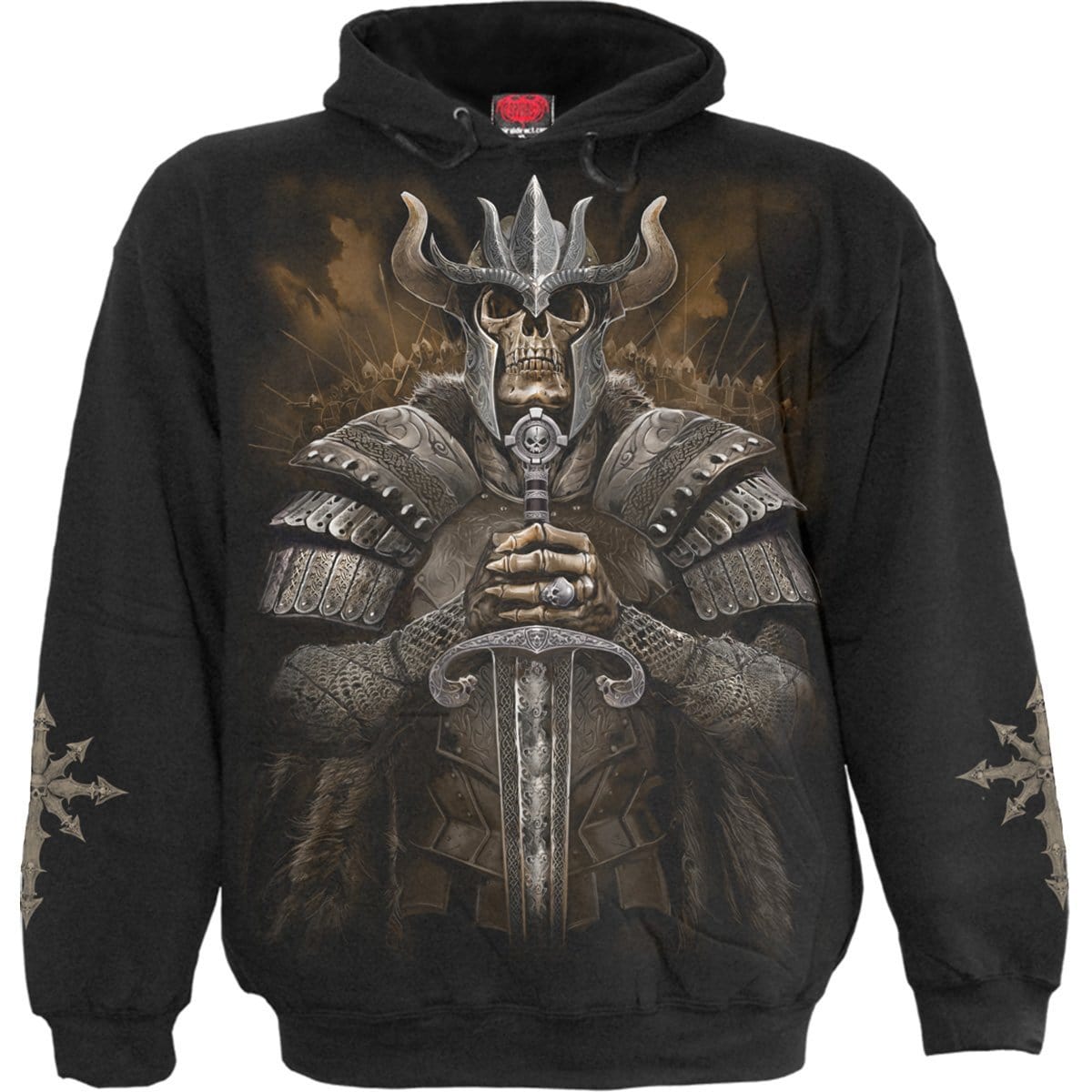 VIKING WARRIOR - Hoody Black - Spiral USA
