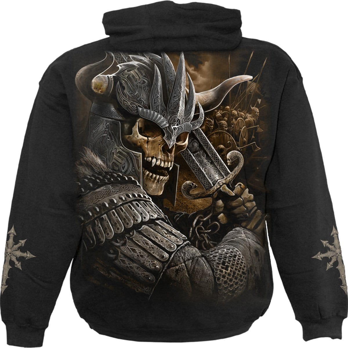 VIKING WARRIOR - Hoody Black - Spiral USA