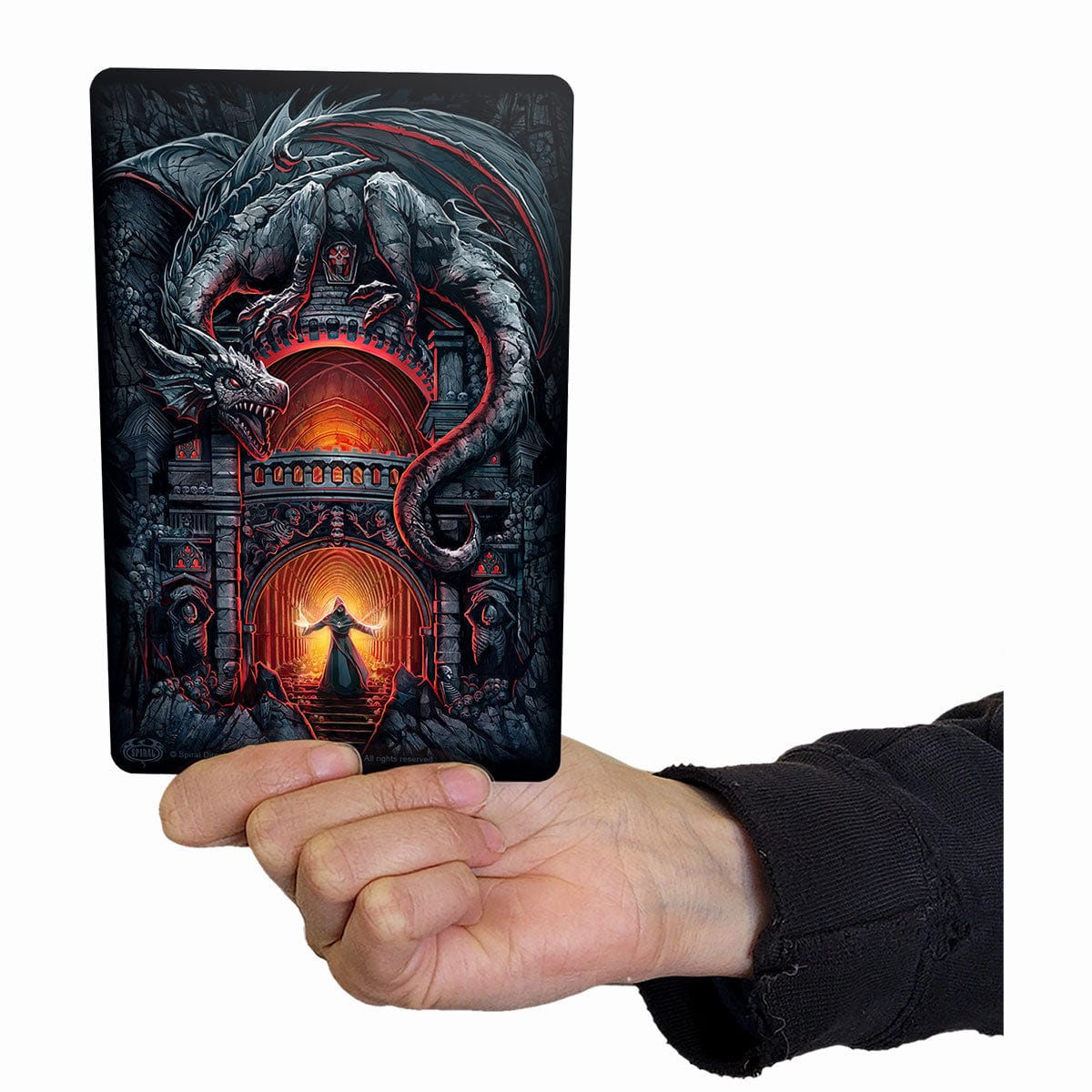 DRAGON'S LAIR - Greet Tin Metal Cards - Spiral USA