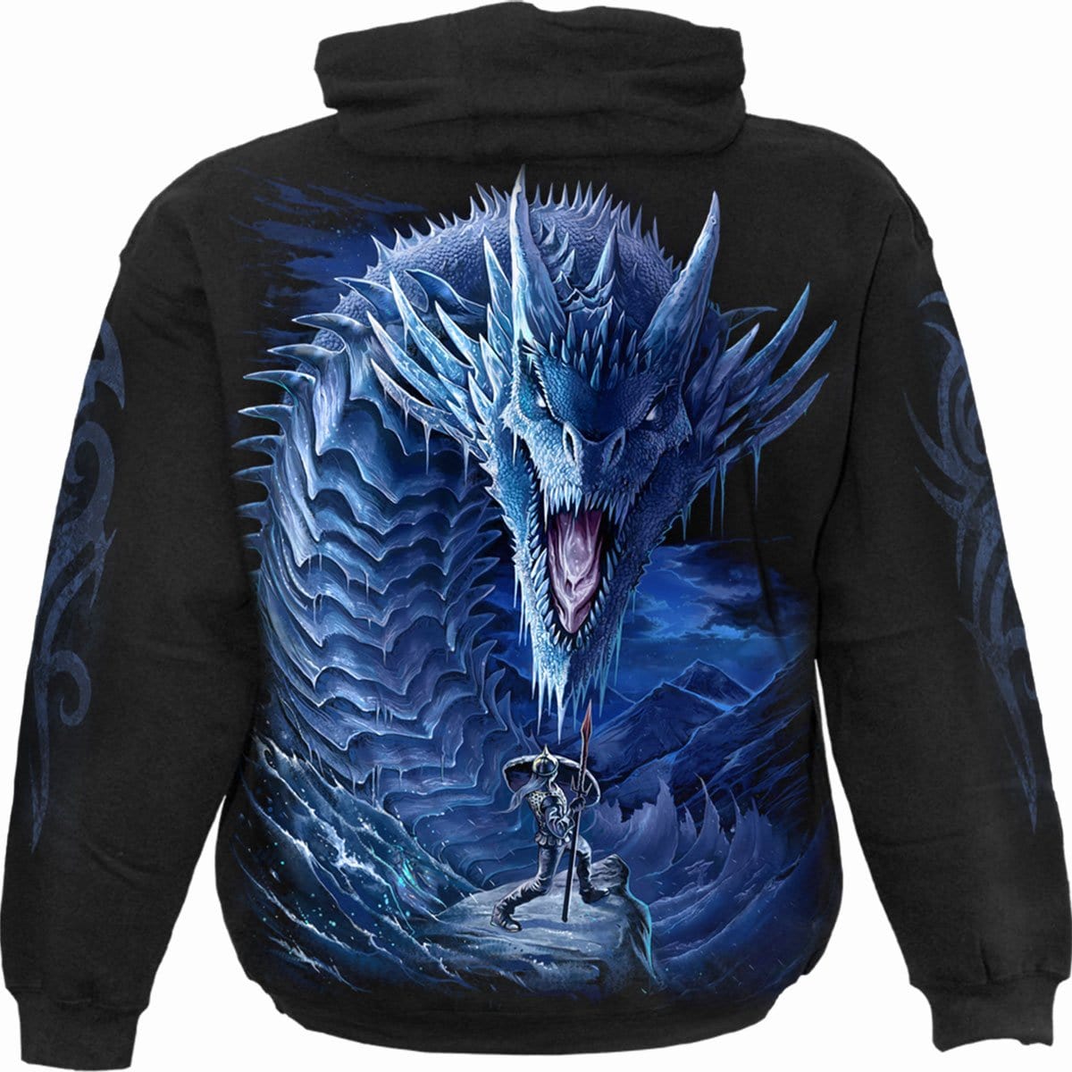 ICE DRAGON - Hoody Black - Spiral USA