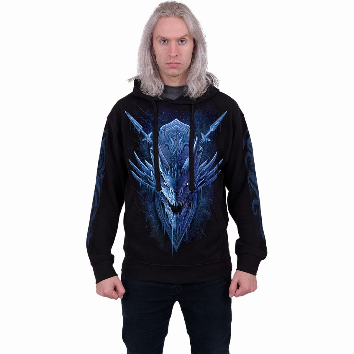 ICE DRAGON - Hoody Black - Spiral USA