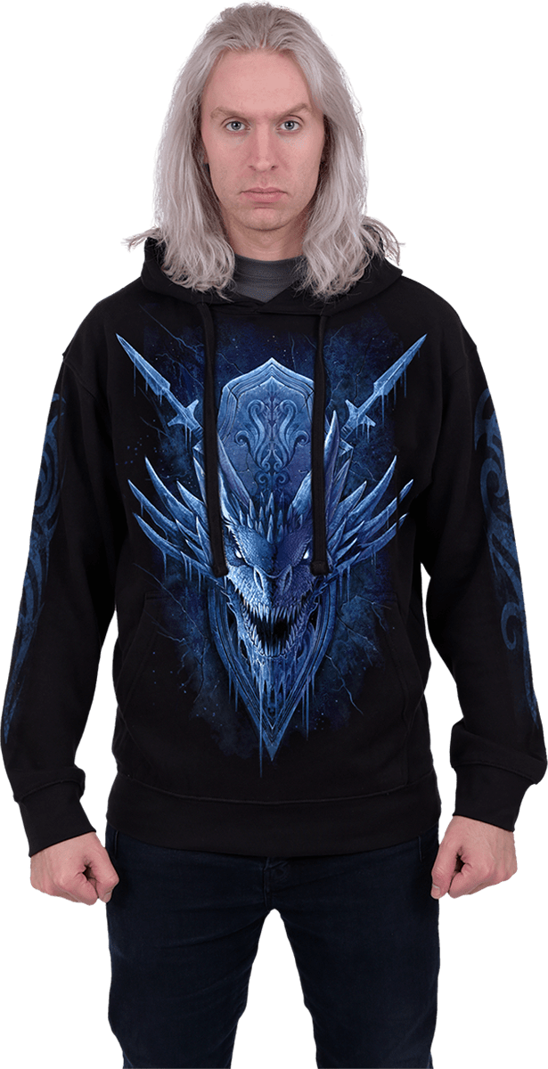 ICE DRAGON - Hoody Black - Spiral USA