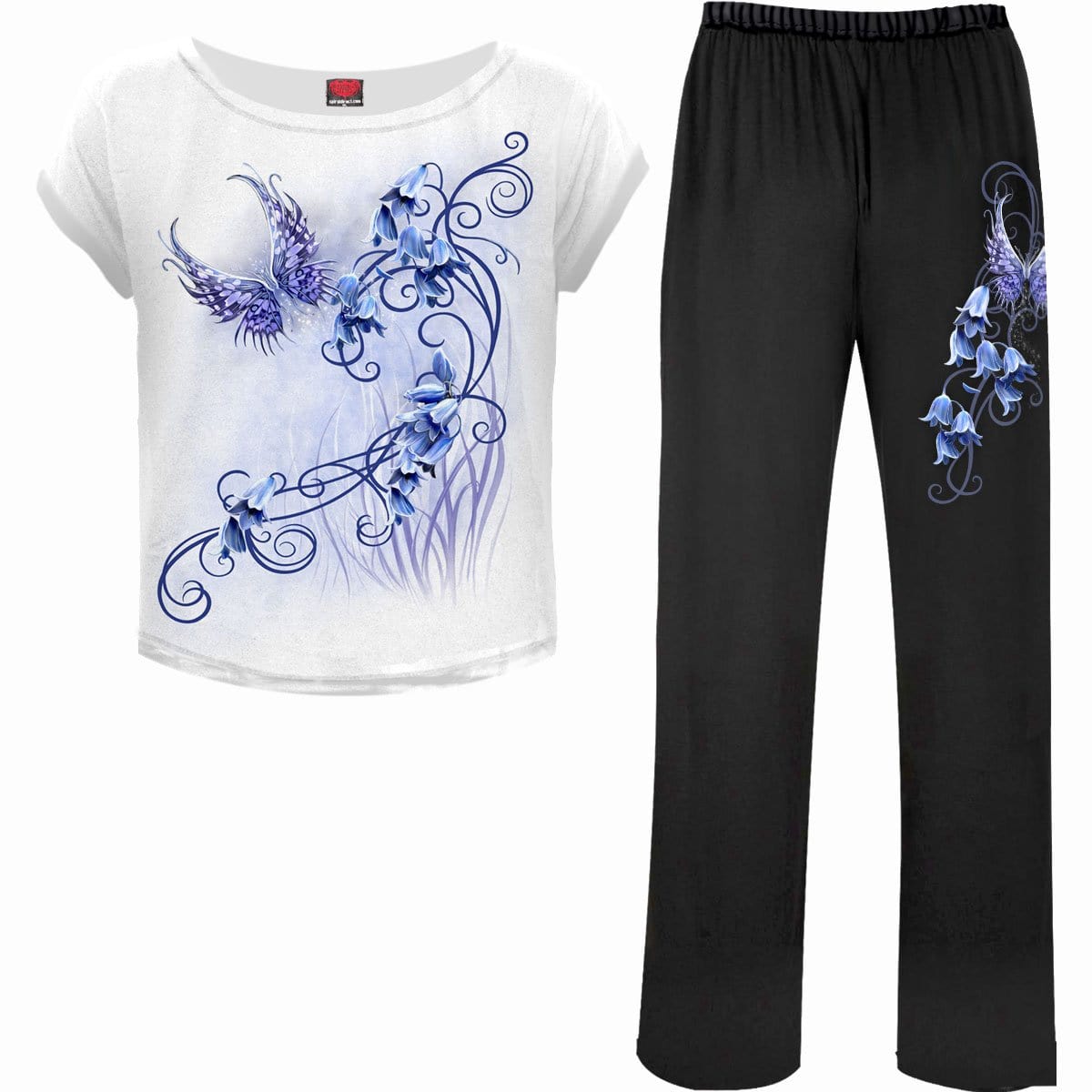 BLUEBELL FAIRY - 4pc Gothic Pyjama Set