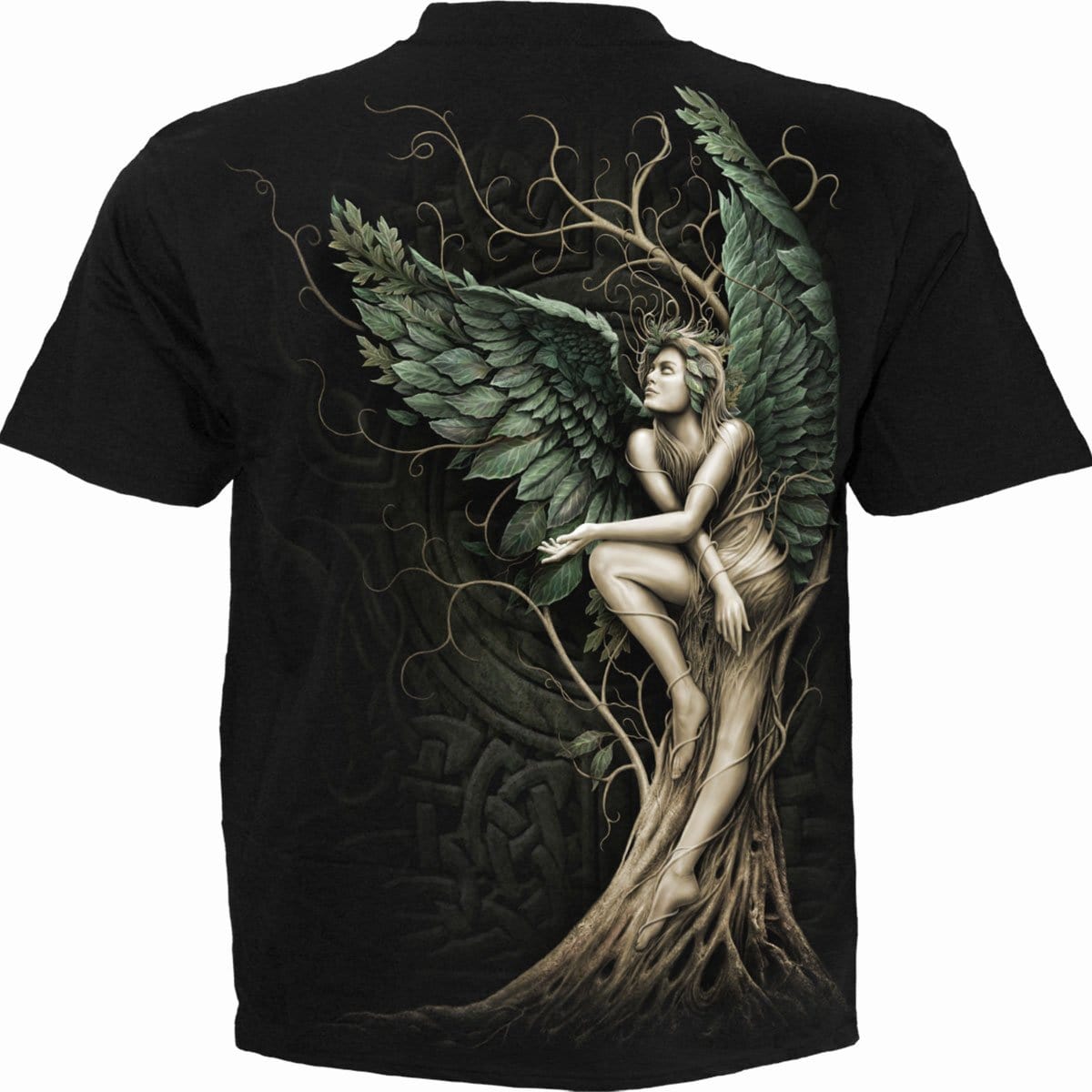 WOODLAND QUEEN - T-Shirt Black - Spiral USA