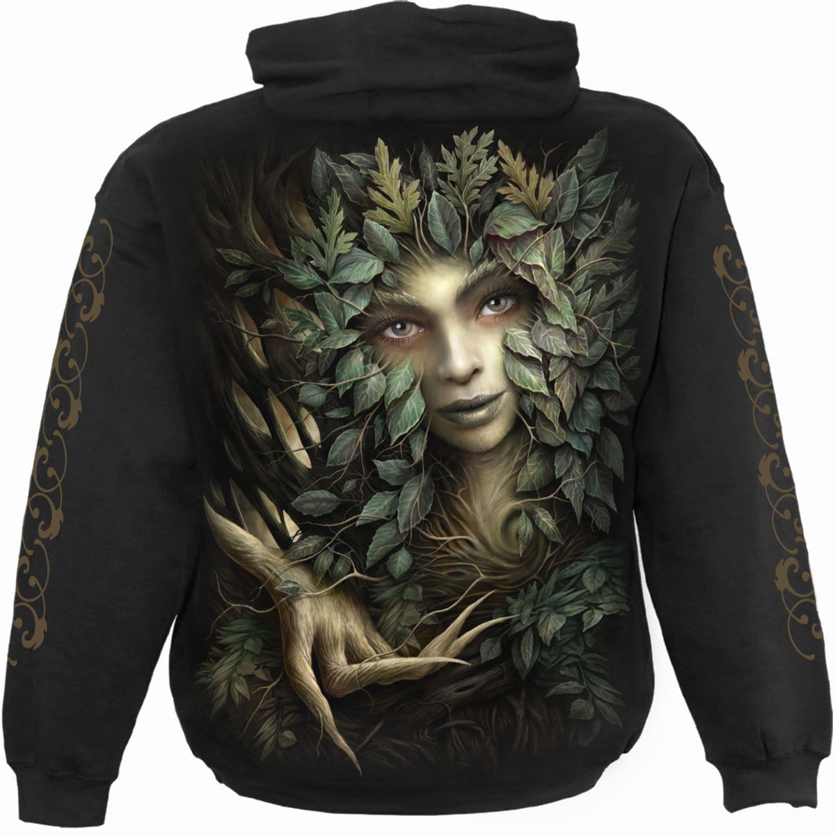 WOODLAND QUEEN - Hoody Black - Spiral USA