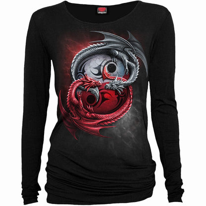 INFINITY DRAGONS - Baggy Top Black