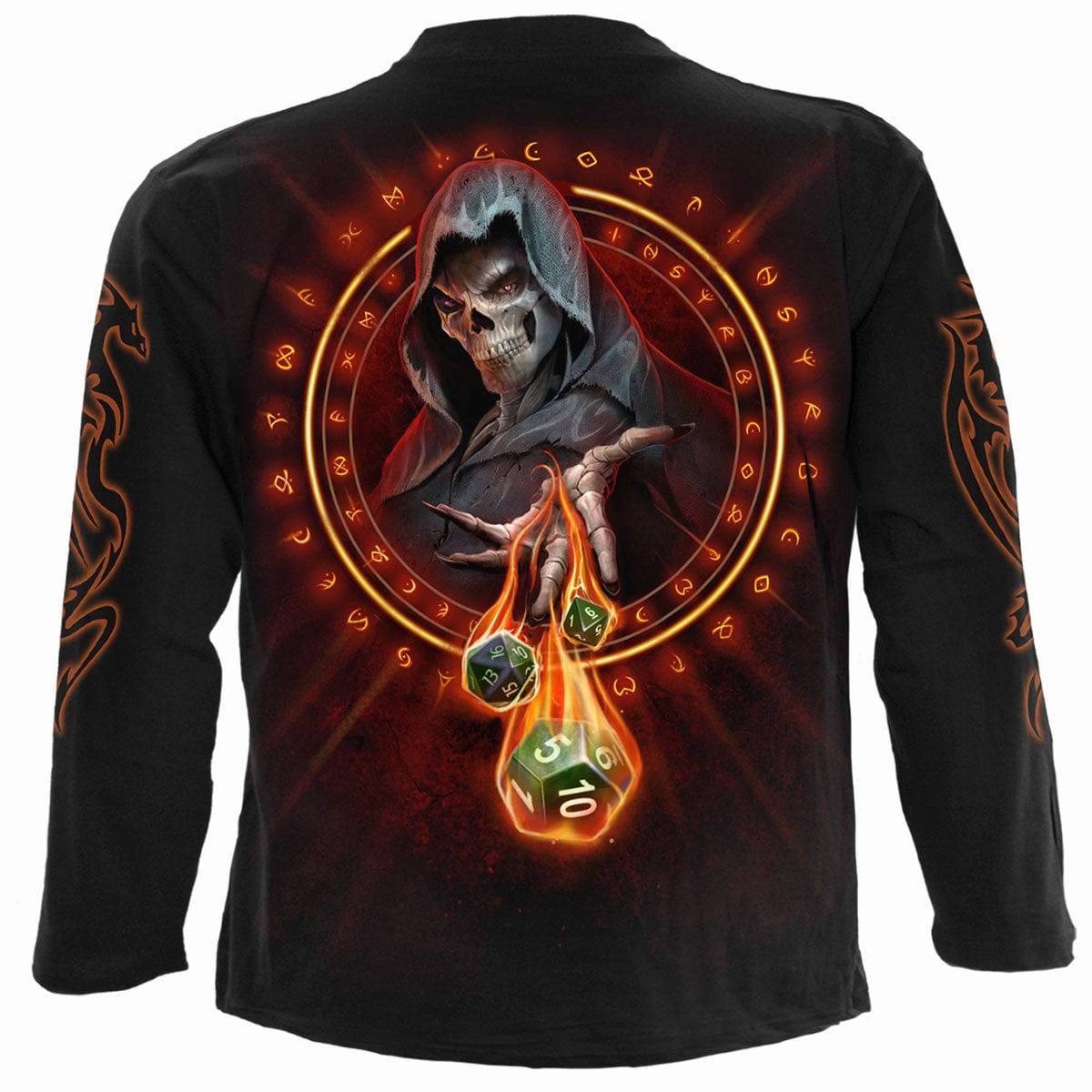DUNGEON MASTER - Longsleeve T-Shirt Black - Spiral USA