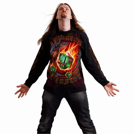 DUNGEON MASTER - Longsleeve T-Shirt Black