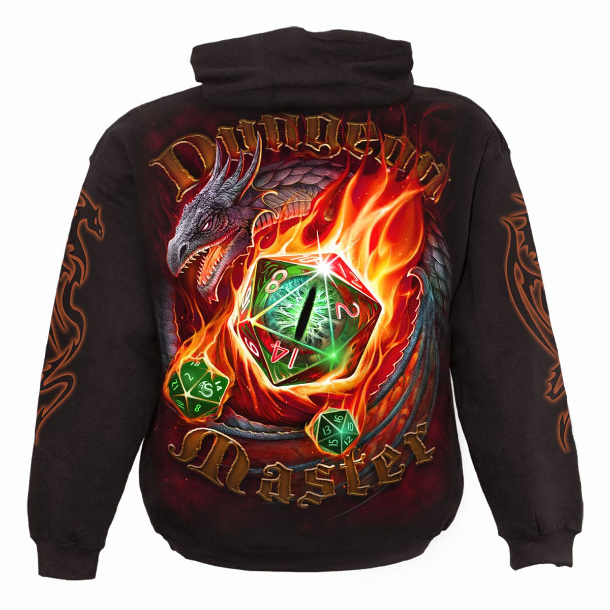 DUNGEON MASTER - Hoody Black - Spiral USA