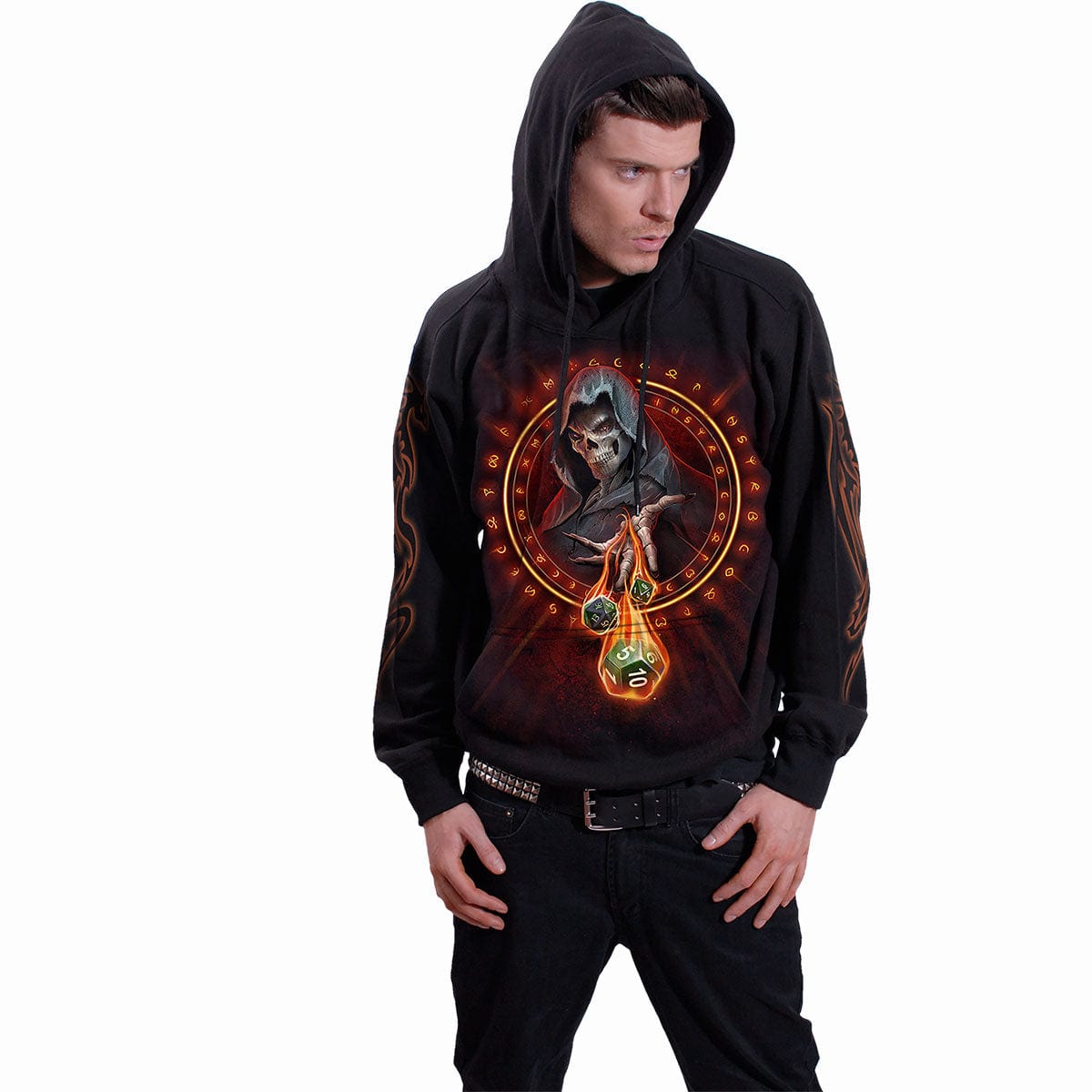 DUNGEON MASTER - Hoody Black - Spiral USA