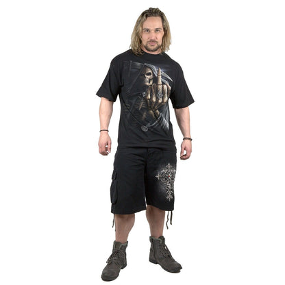 BONE FINGER - T-Shirt Black – Spiral USA