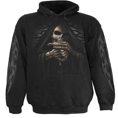 BONE FINGER - Hoody Black - Spiral USA