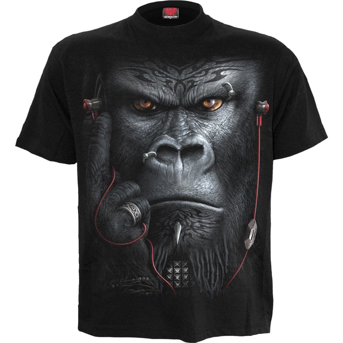 DEVOLUTION - Front Print T-Shirt Black - Spiral USA