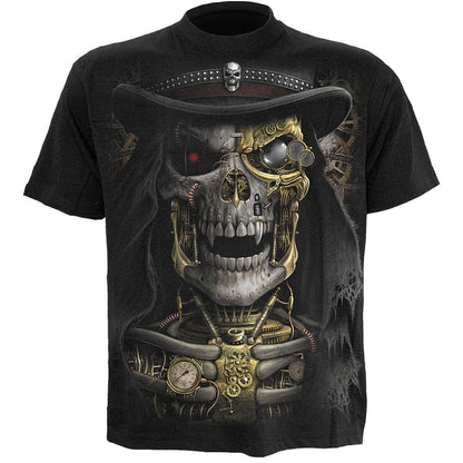 STEAM PUNK REAPER - T-Shirt Black - Spiral USA