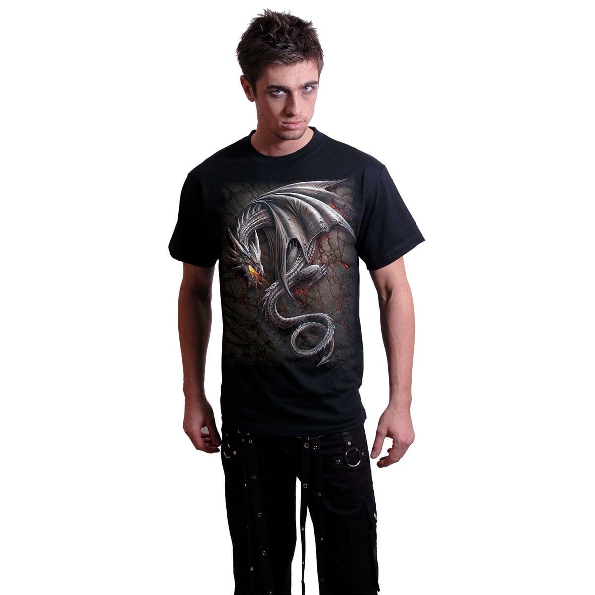 OBSIDIAN - T-Shirt Black - Spiral USA