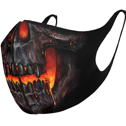 SKULL LAVA - Face Mask - Spiral USA