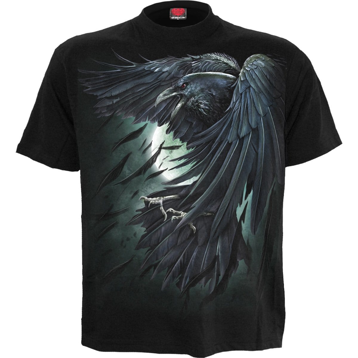 Spiral Shadow Raven T Shirt Black XL