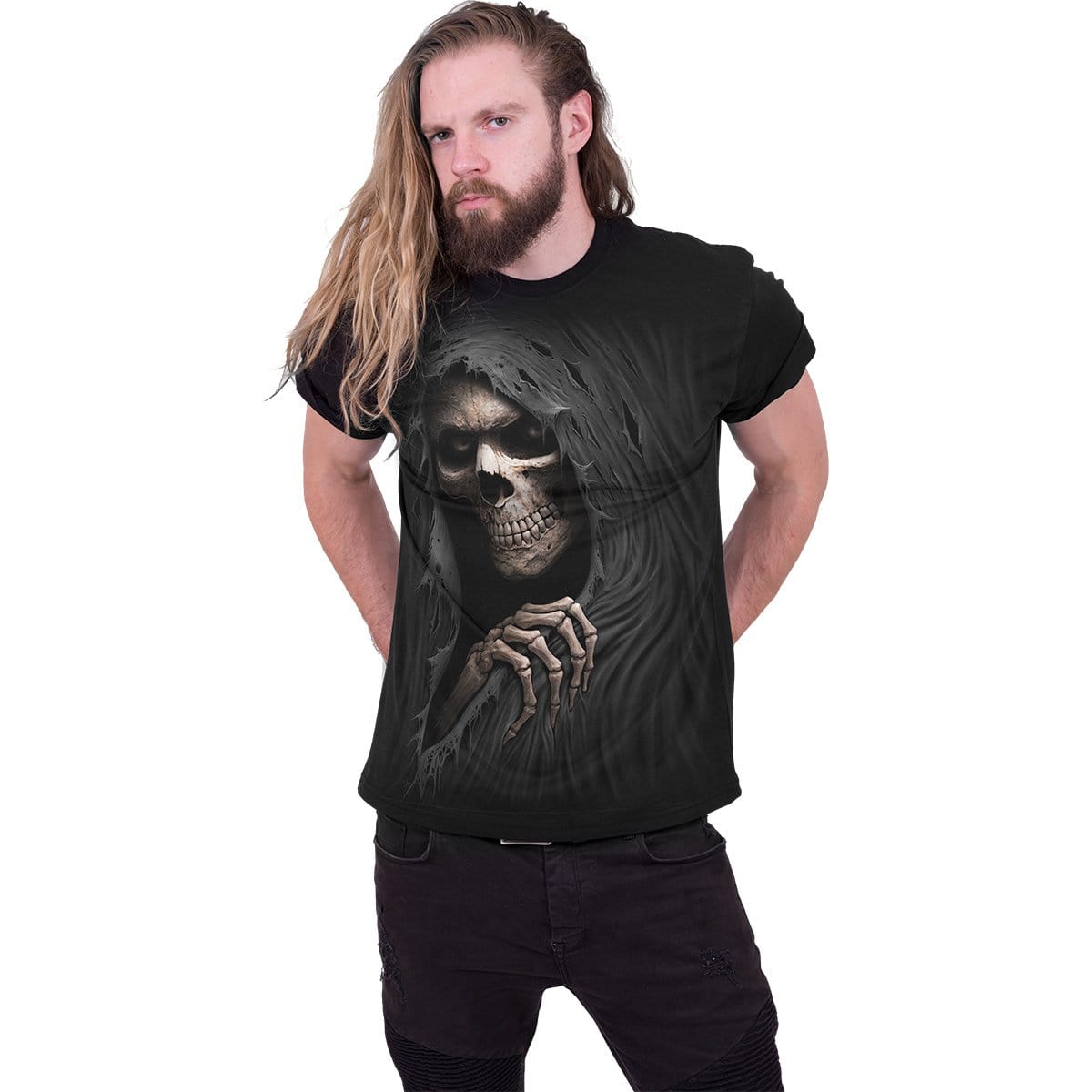 GRIM RIPPER - T-Shirt Black - Spiral USA