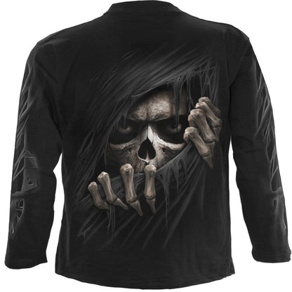 GRIM RIPPER - Longsleeve T-Shirt Black - Spiral USA
