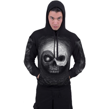 YIN YANG SKULLS - Hoody Black - Spiral USA
