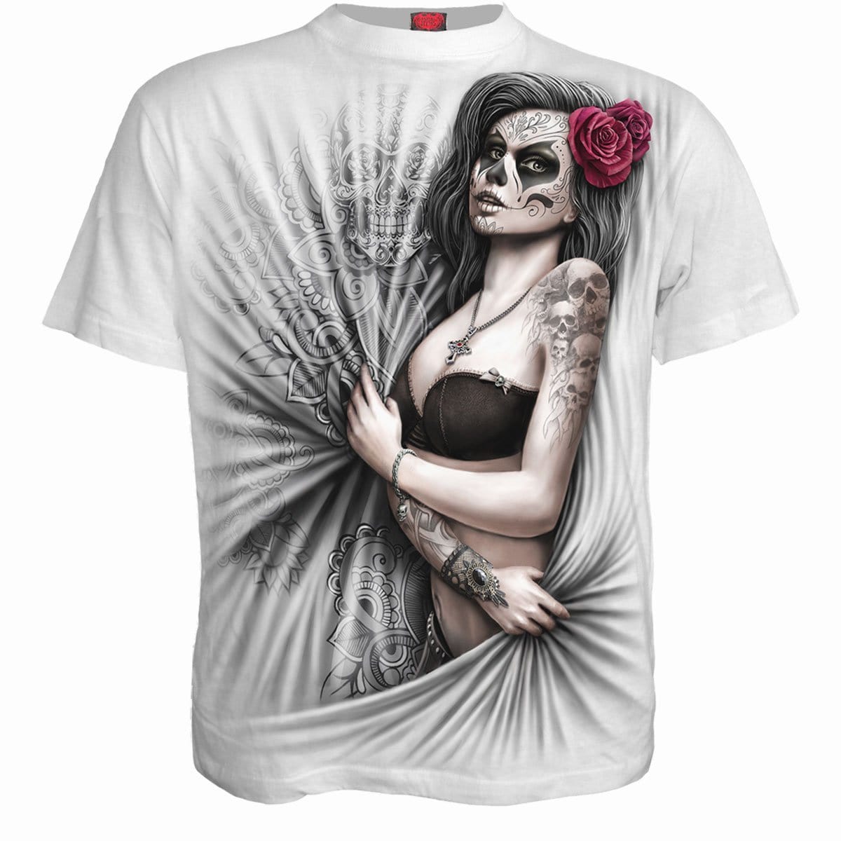 DEAD LOVE - T-Shirt White - Spiral USA