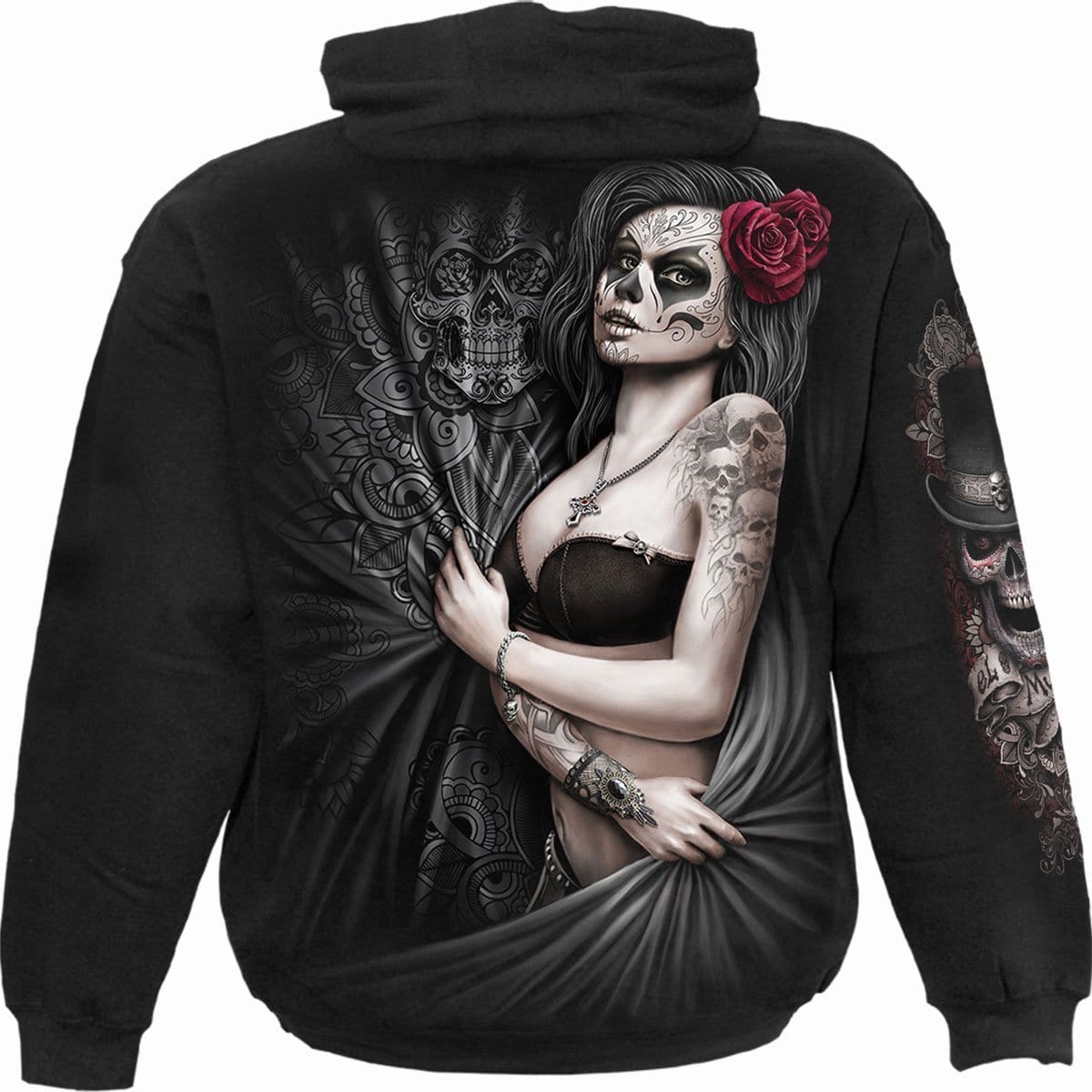 DEAD LOVE - Hoody Black - Spiral USA