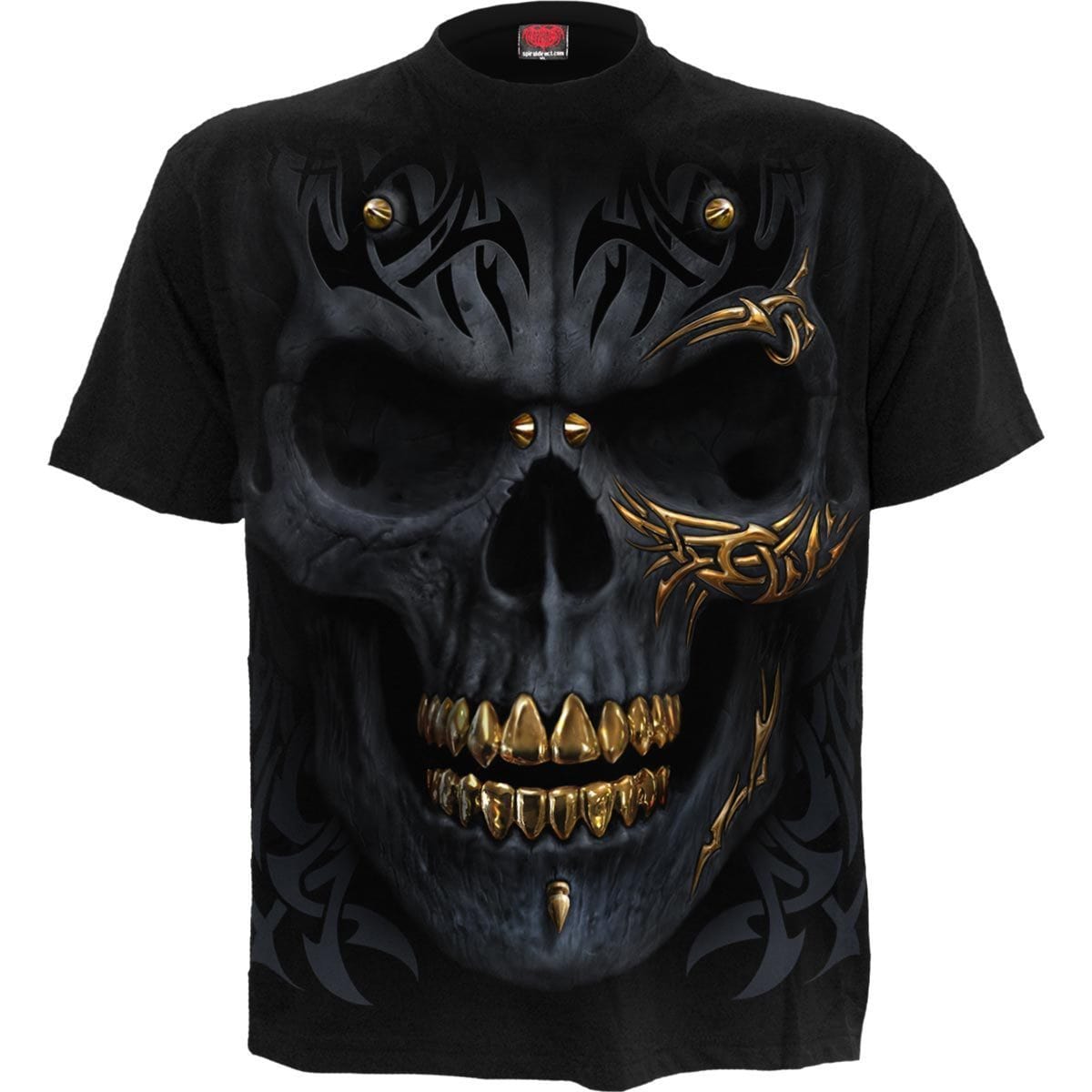 BLACK GOLD - T-Shirt Black - Spiral USA