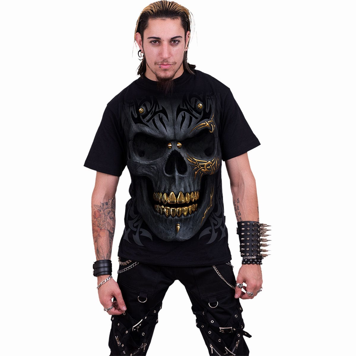 BLACK GOLD - T-Shirt Black - Spiral USA